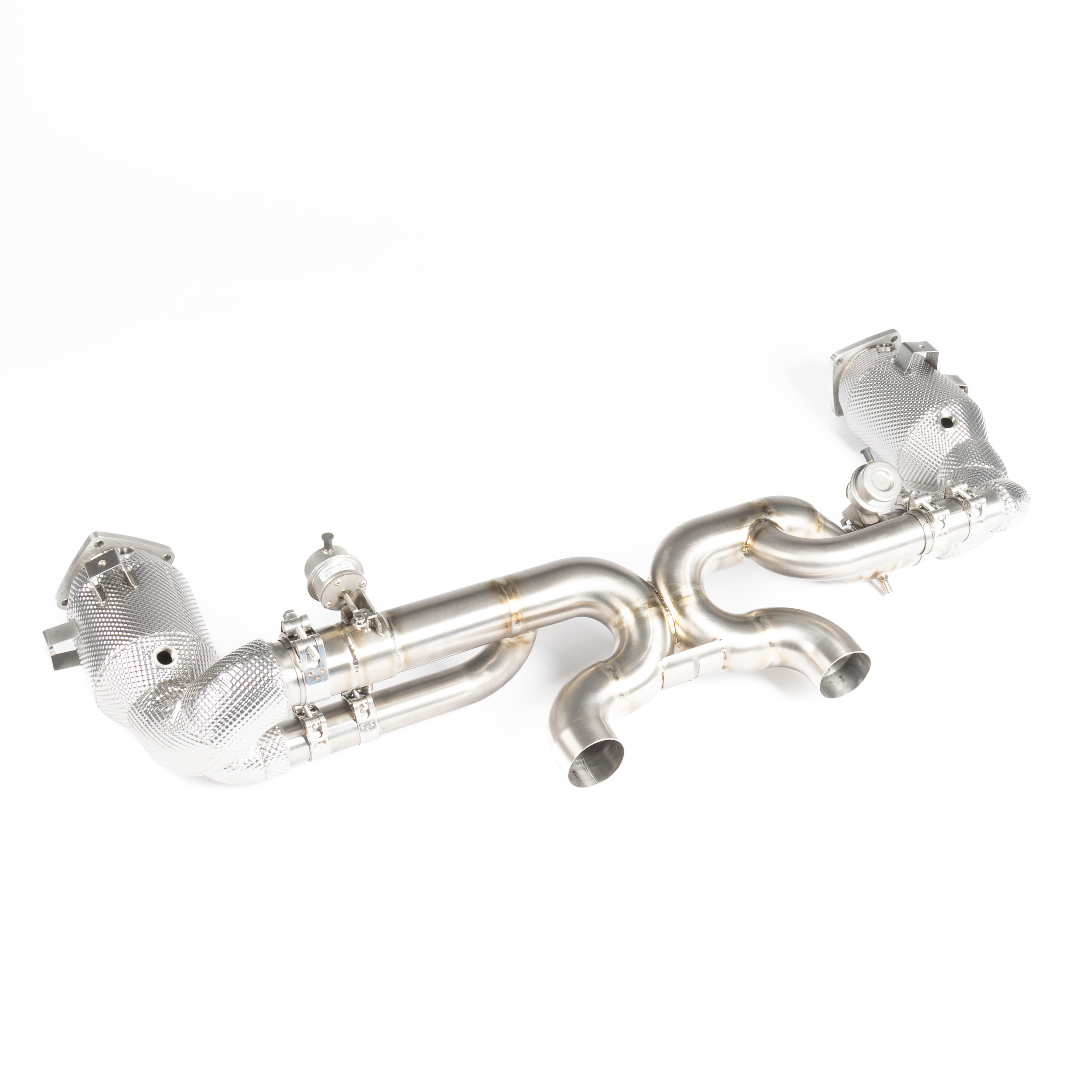 TITANIUM VALVED RACE PIPE (HEAT SHIELDED RACE CATS)