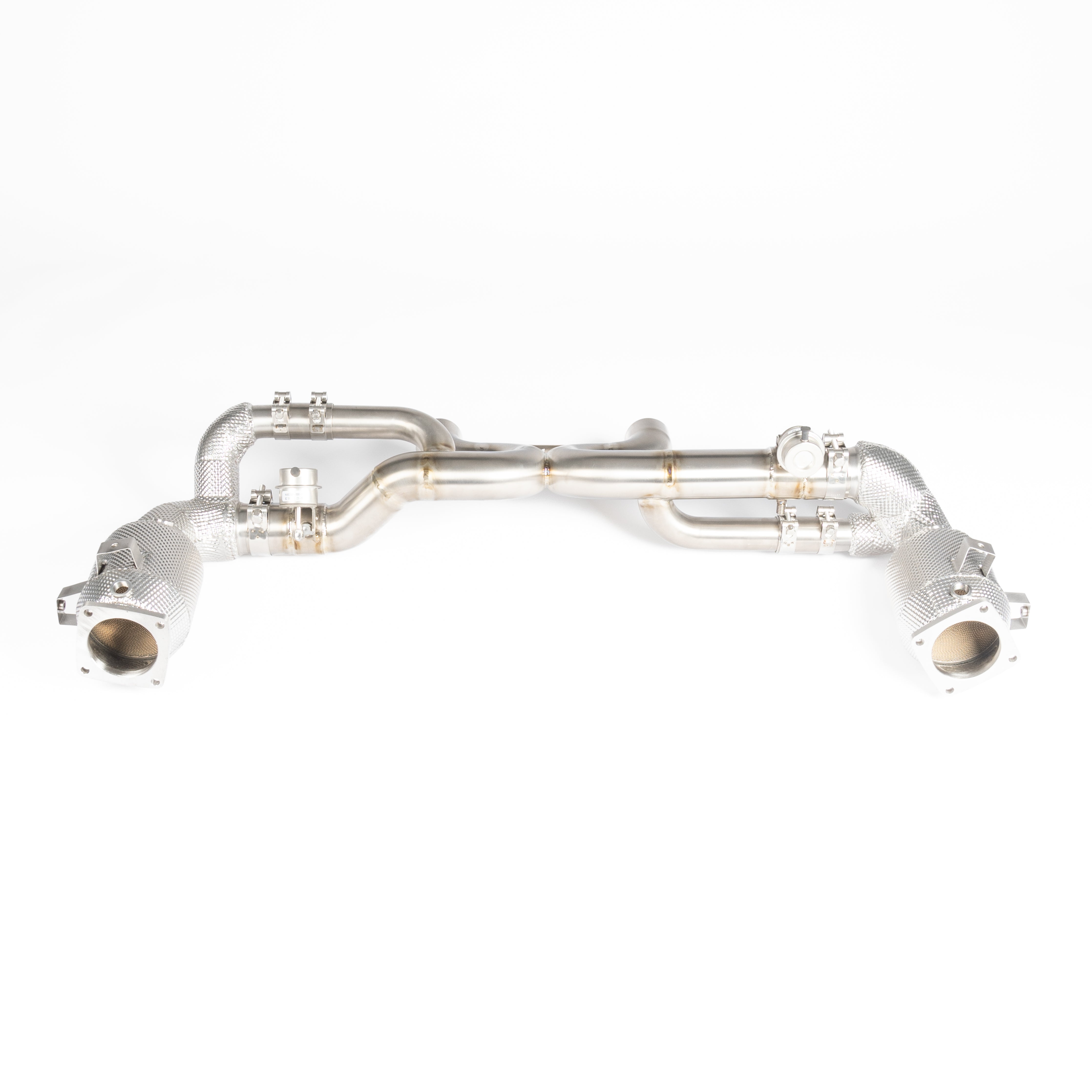 TITANIUM VALVED RACE PIPE (HEAT SHIELDED RACE CATS)