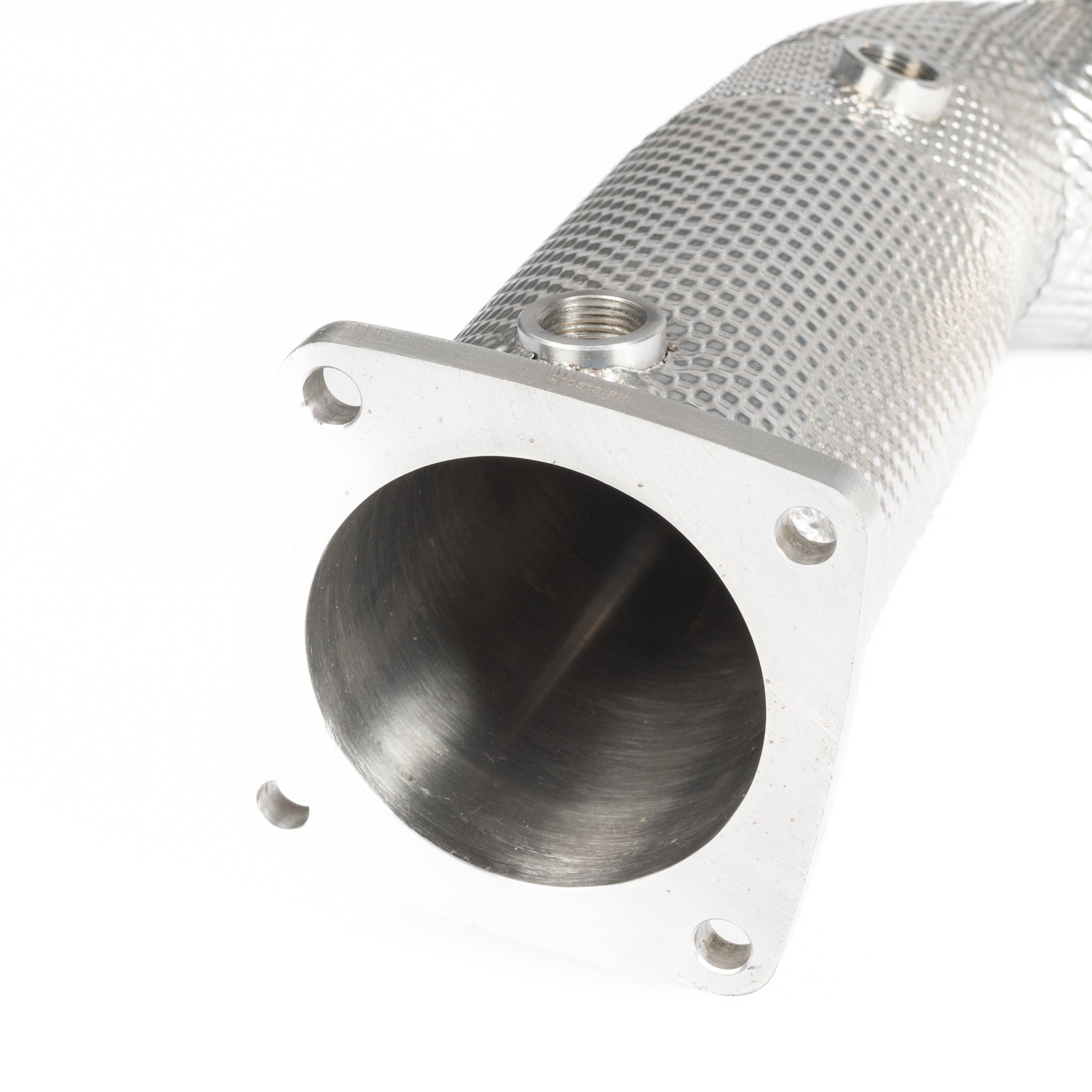 TITANIUM VALVED RACE PIPE (HEAT SHIELDED CAT DELETE)