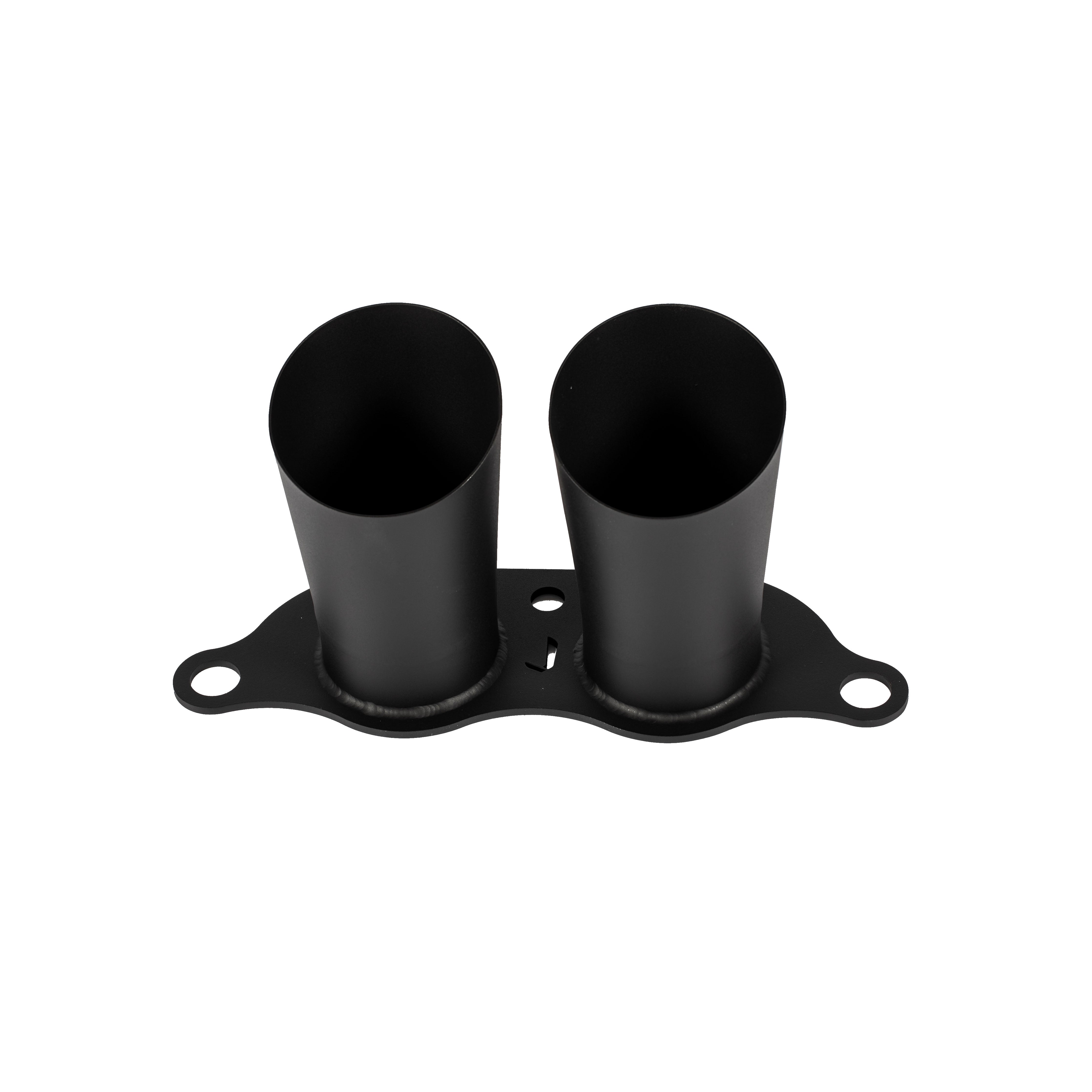 TITANIUM EXHAUST TIPS (MEGAPHONE - BLACK COATED)