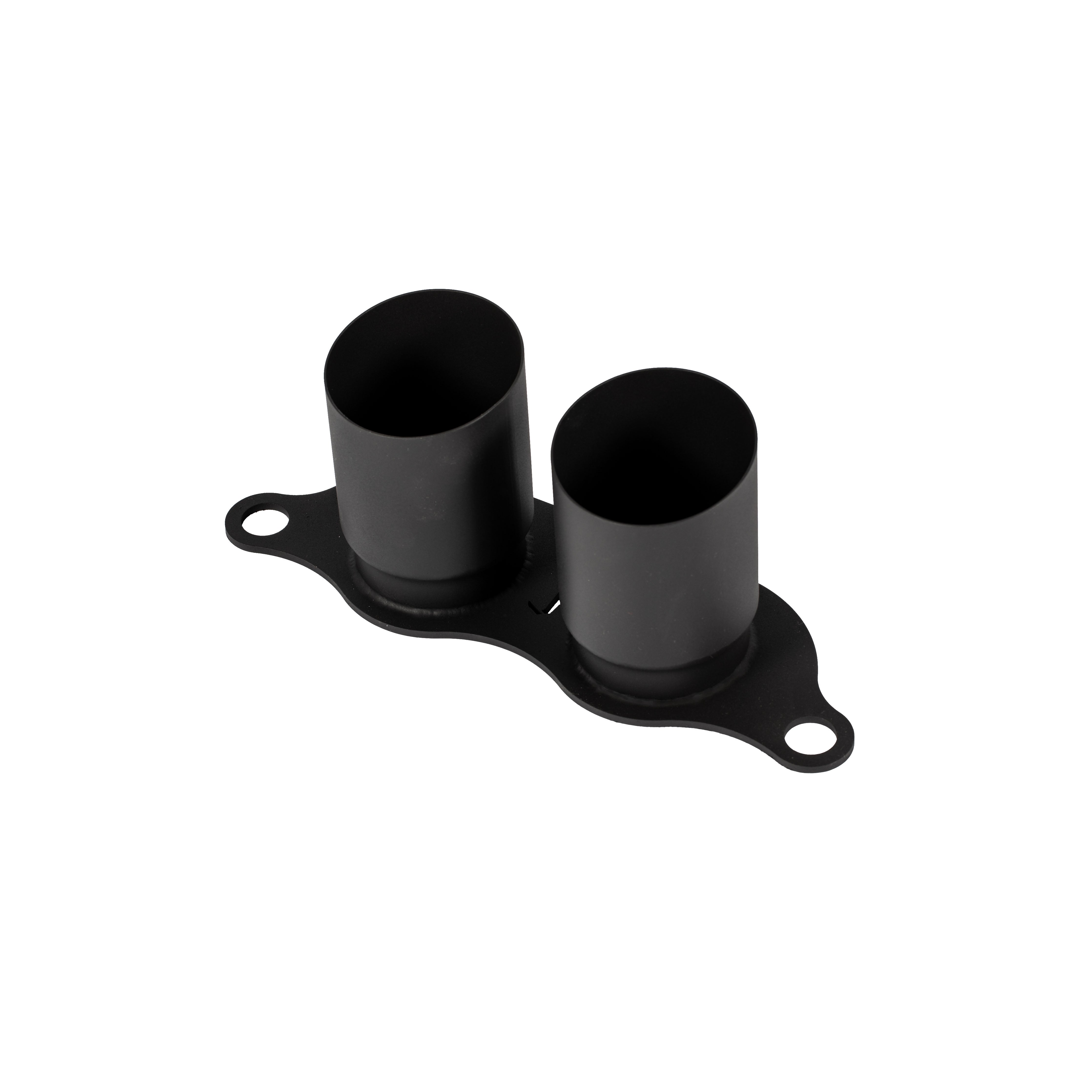 TITANIUM EXHAUST TIPS (STRAIGHT - BLACK COATED)