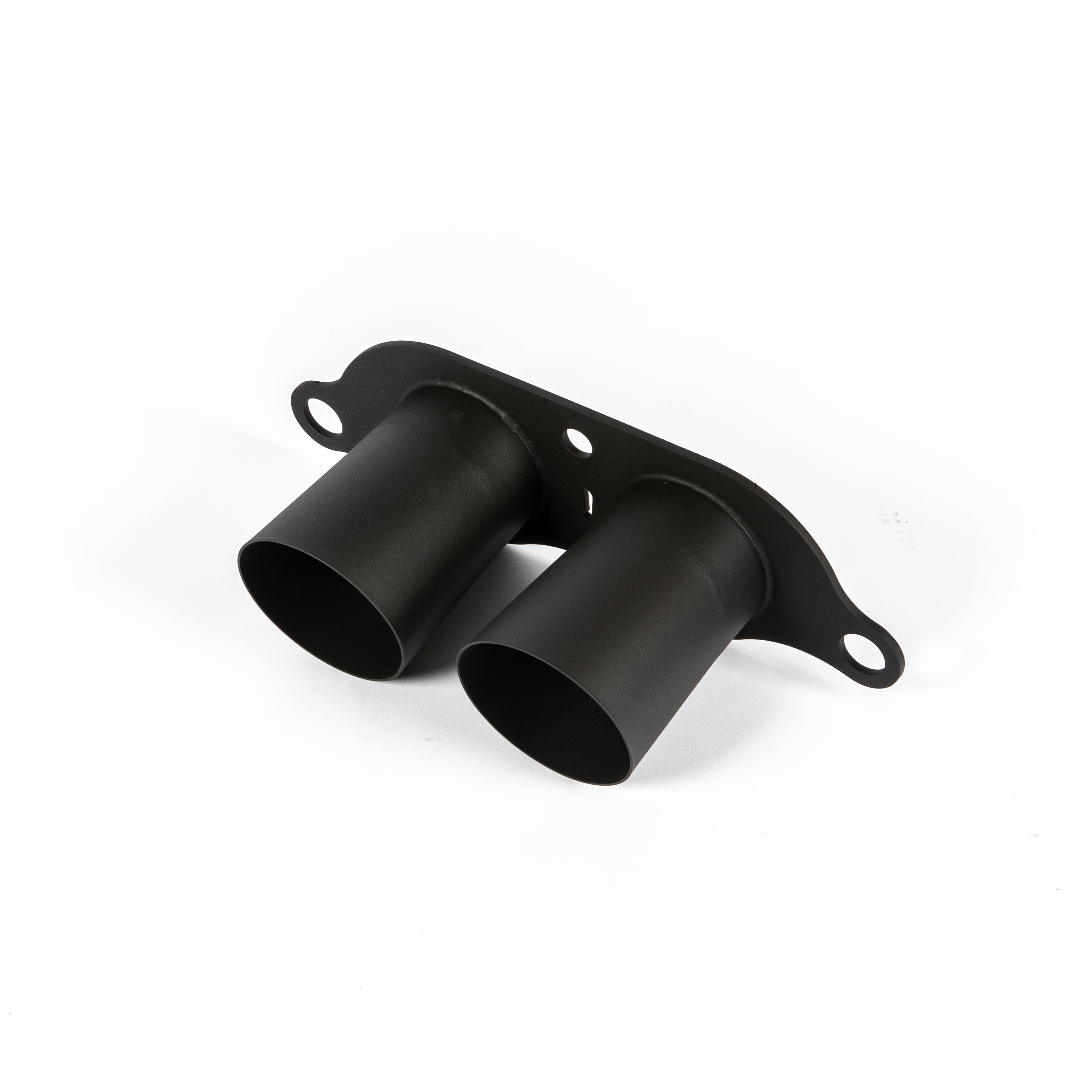 TITANIUM EXHAUST TIPS (MEGAPHONE - BLACK COATED)