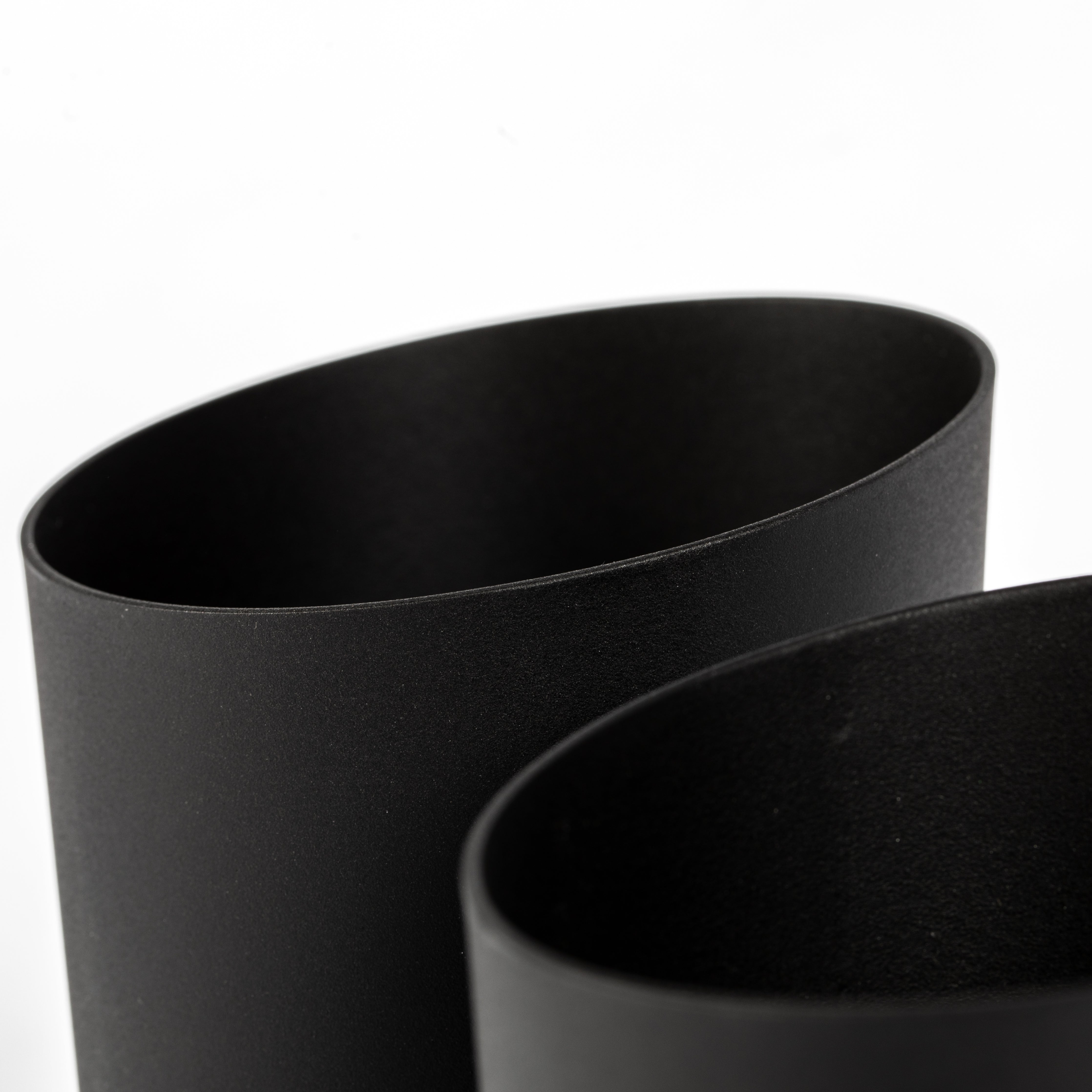 TITANIUM EXHAUST TIPS (MEGAPHONE - BLACK COATED)