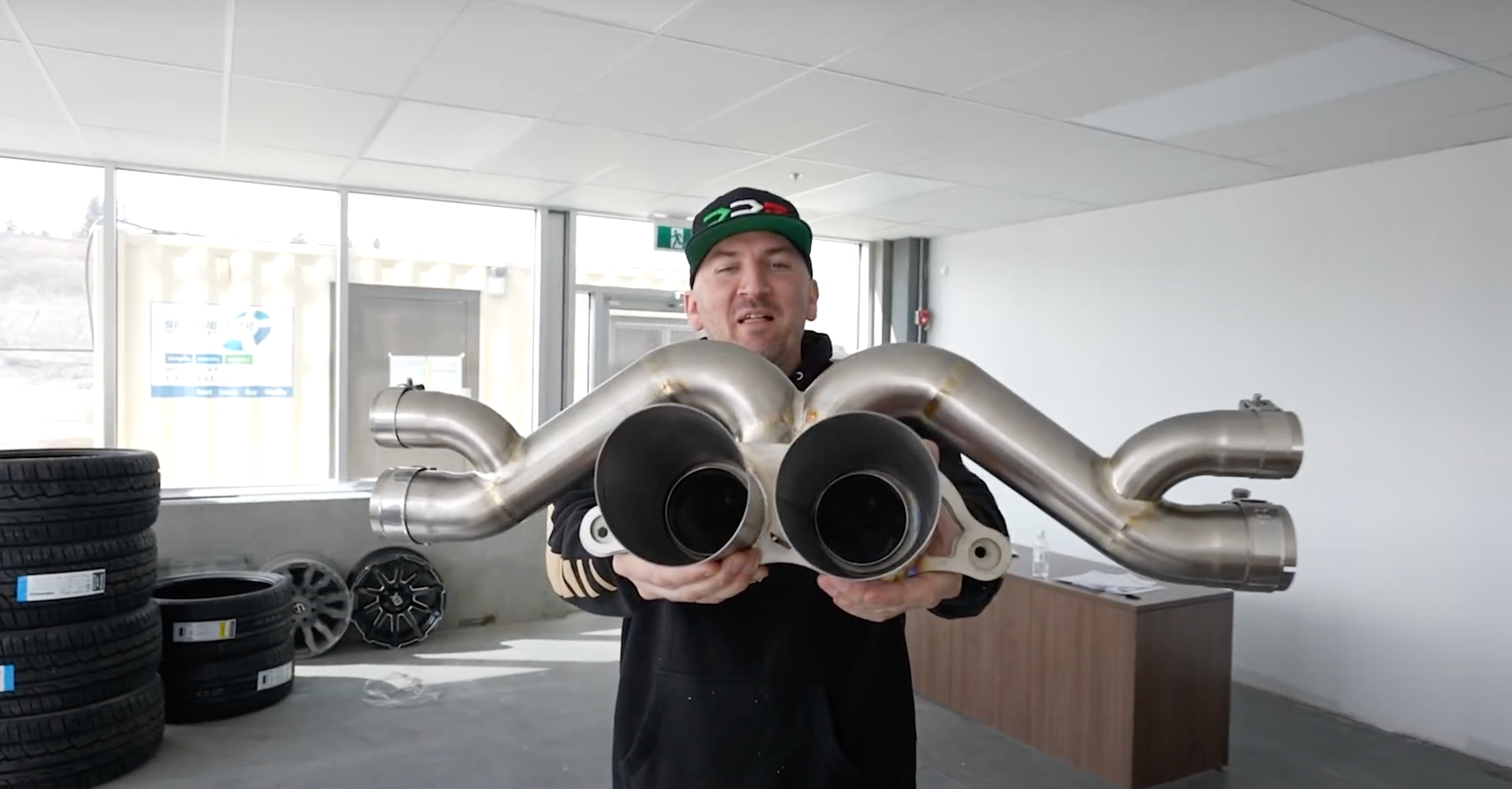 JCR Titanium Exhaust for the DDE GT3 RS!