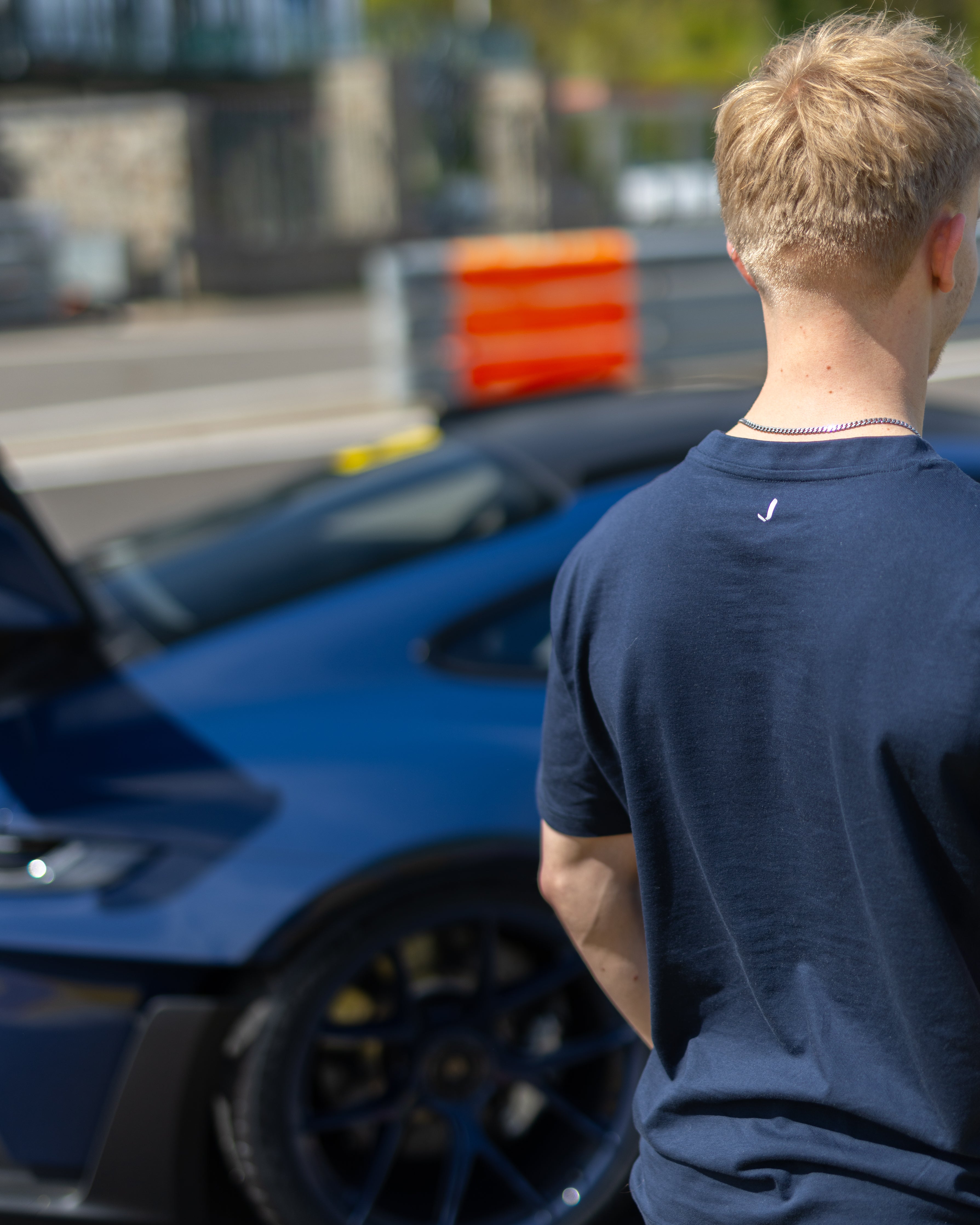 NAVY OVERSIZED TEE