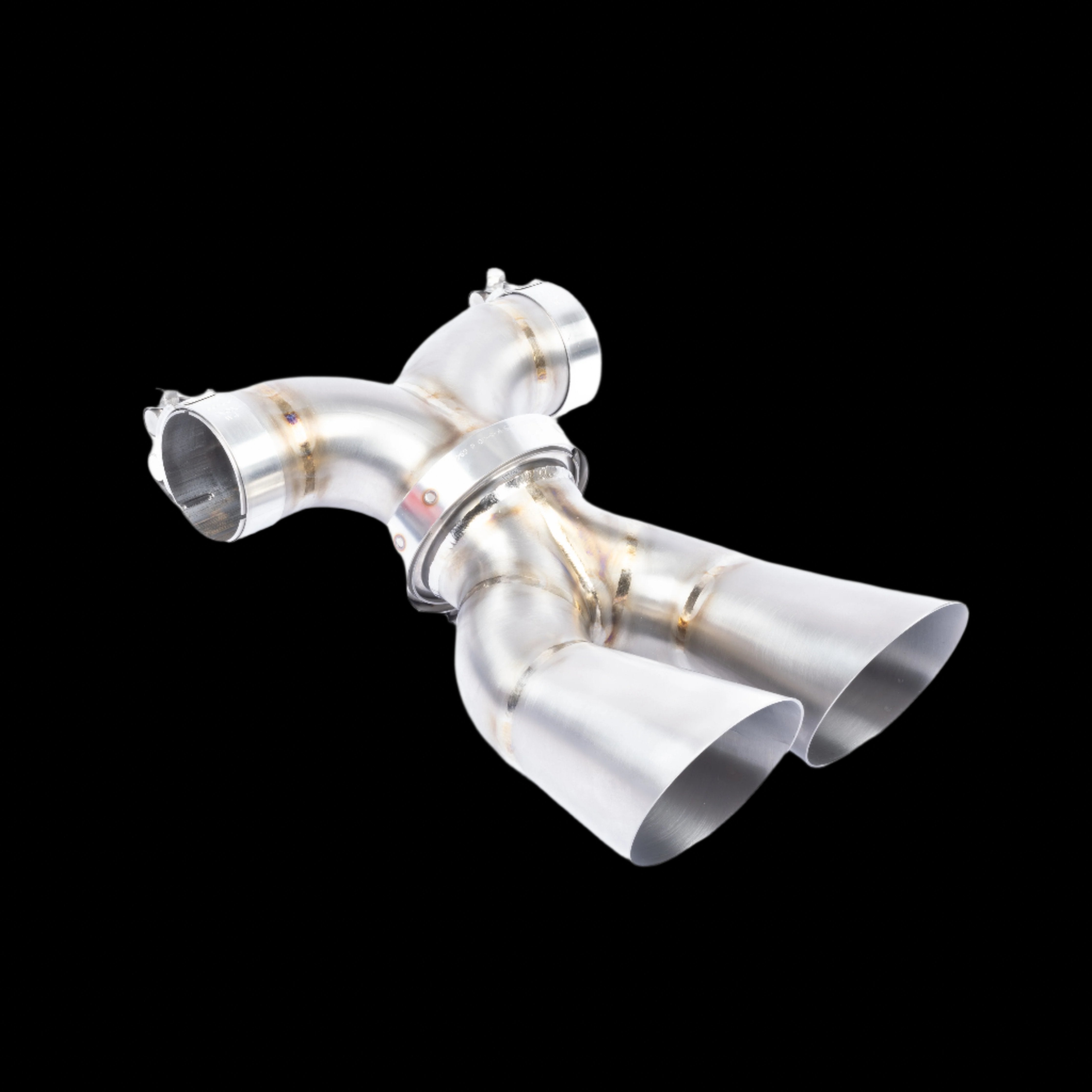 (BF) (981 GT4 / SPYDER) TITANIUM TIPS (MEGAPHONE) (BLACK)