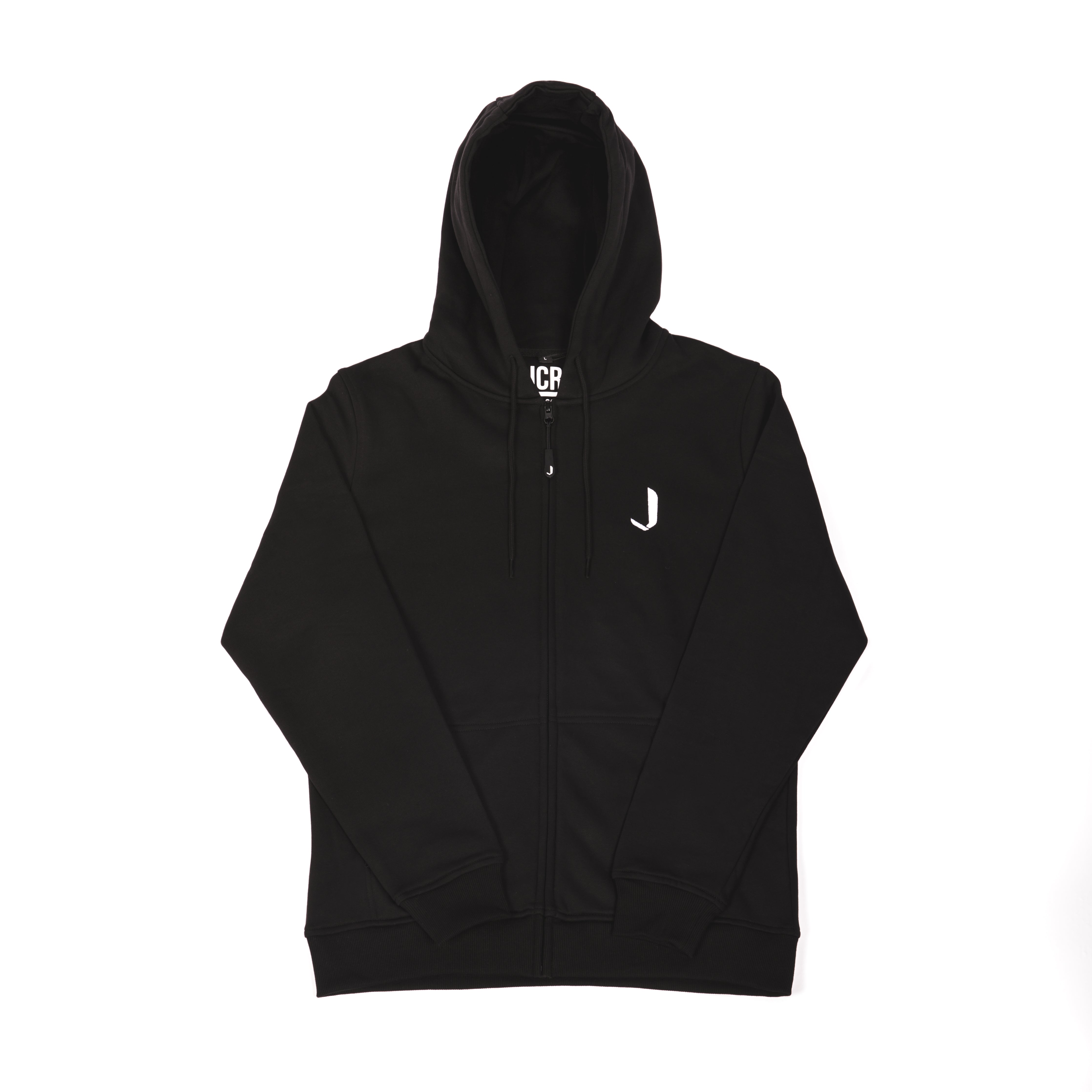 JCR Essentials Regular Fit Zip Up Hoodie - Black
